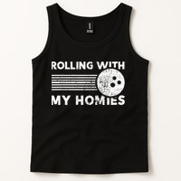 Rolling With My Homies Funny Bowling Tank Top
