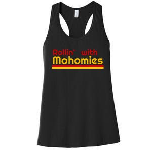 Rolling With Mahomies Chief Kingdom Women's Racerback Tank