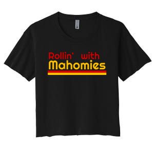 Rolling With Mahomies Chief Kingdom Women's Crop Top Tee