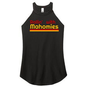 Rolling With Mahomies Chief Kingdom Women's Perfect Tri Rocker Tank