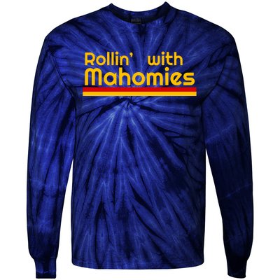 Rolling With Mahomies Chief Kingdom Champions Tie-Dye Long Sleeve Shirt