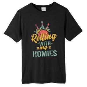 Rollin With My Homies Retro Bowling Tall Fusion ChromaSoft Performance T-Shirt