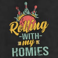 Rollin With My Homies Retro Bowling Tumbler