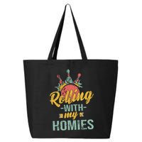 Rollin With My Homies Retro Bowling 25L Jumbo Tote