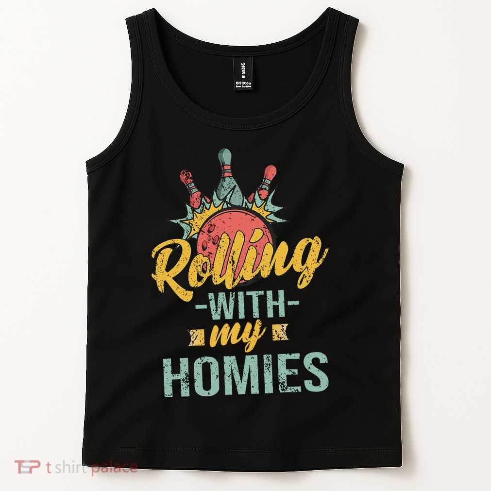 Rollin With My Homies Retro Bowling Tank Top