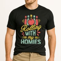 Rolling With My Homies Bowling Bowlers Funny Gift Cooling Performance Crew T-Shirt