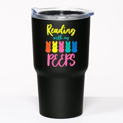 Reading With My Peeps Gift for Teacher or Reader Tumbler