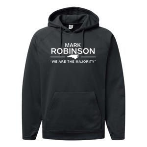 Roxan Wetzel Mark Robinson We Are The Majority Performance Fleece Hoodie