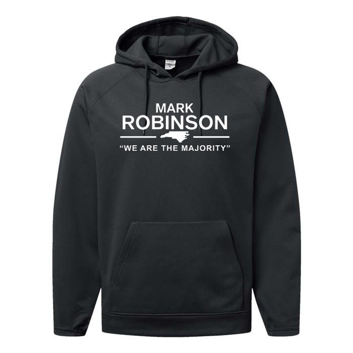 Roxan Wetzel Mark Robinson We Are The Majority Performance Fleece Hoodie