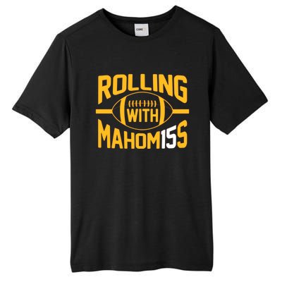 Rolling With Mahomes KC Football Funny Tall Fusion ChromaSoft Performance T-Shirt