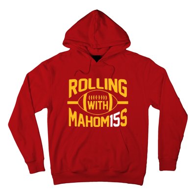 Rolling With Mahomes KC Football Funny Hoodie