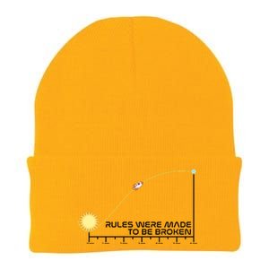 Rules Were Made To Be Broken Knit Cap Winter Beanie