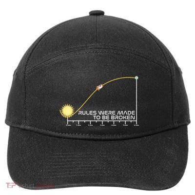 Rules Were Made To Be Broken 7-Panel Snapback Hat