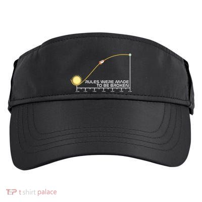 Rules Were Made To Be Broken Adult Drive Performance Visor