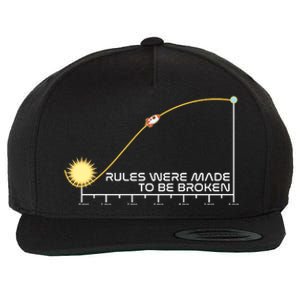 Rules Were Made To Be Broken Wool Snapback Cap