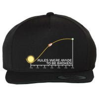 Rules Were Made To Be Broken Wool Snapback Cap