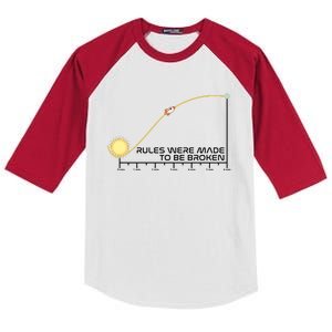 Rules Were Made To Be Broken Kids Colorblock Raglan Jersey