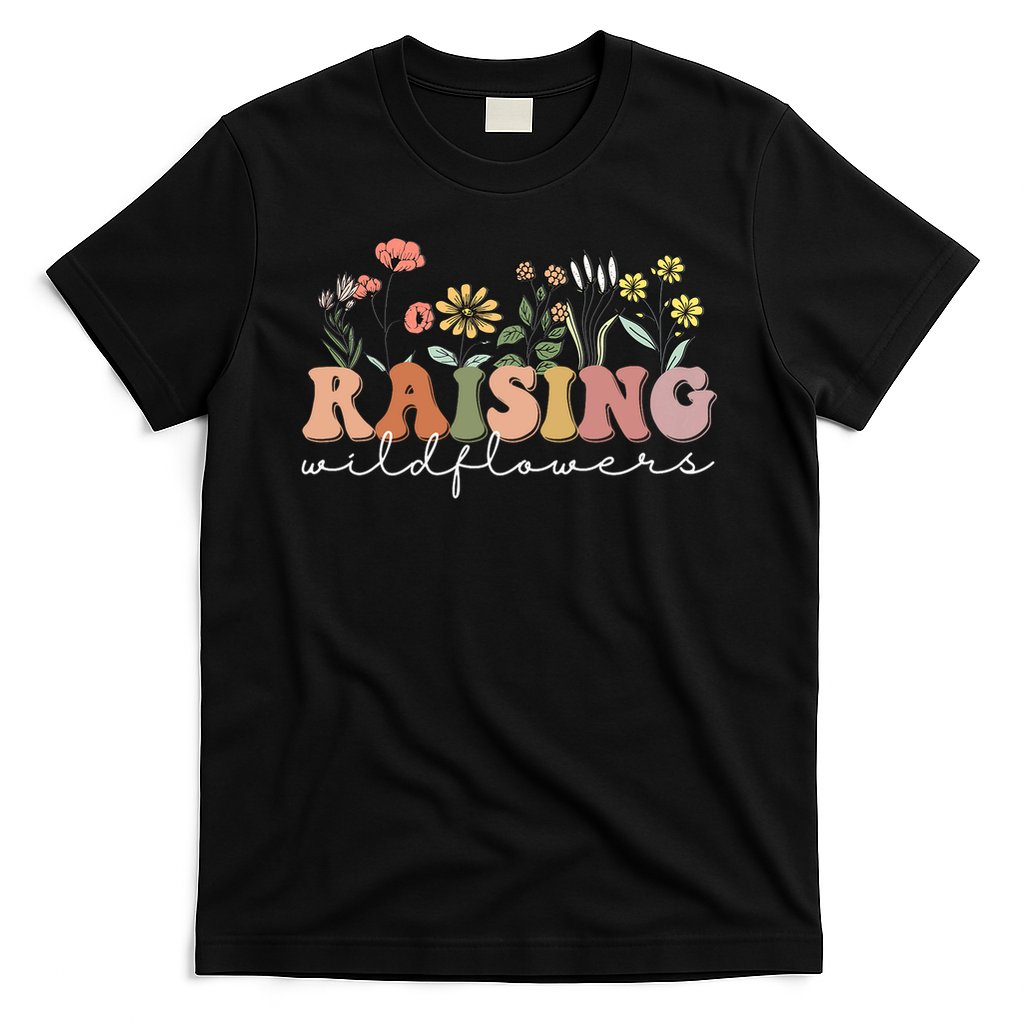 Raising Wildflowers Mommy And Me Mother Girl Baby Matching T-Shirt