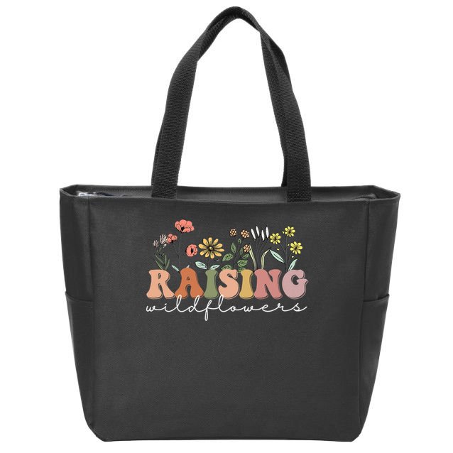 Raising Wildflowers Mommy And Me Mother Girl Baby Matching Zip Tote Bag