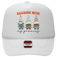 Reading With My Gnomies Funny Book Nerd Gnome Love Reading Hat