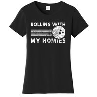 Rolling With My Homies Vintage Funny Bowling Women's T-Shirt