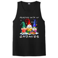 Reading With My Gnomies Book Lover Reading Lovers Christmas PosiCharge Competitor Tank