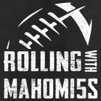 Rolling With Mahomes KC Football Sports Distressed Vintage Beanie