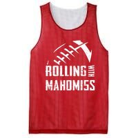 Rolling With Mahomes KC Football Sports Distressed Vintage Mesh Reversible Basketball Jersey Tank