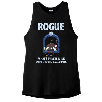 Rogue What's mine is mine. What's yours is also mine Ladies PosiCharge Tri-Blend Wicking Tank