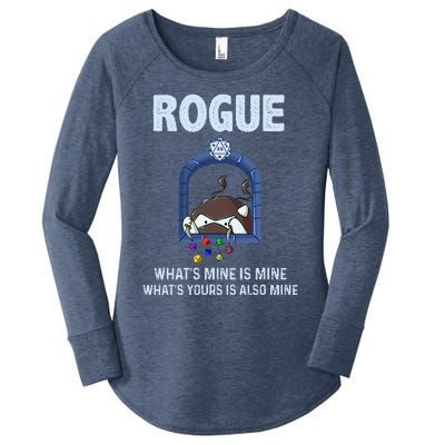 Rogue What's mine is mine. What's yours is also mine Women's Perfect Tri Tunic Long Sleeve Shirt