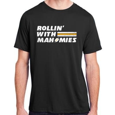 Rollin' With MaHOMIEs Football Fan Vintage Adult ChromaSoft Performance T-Shirt