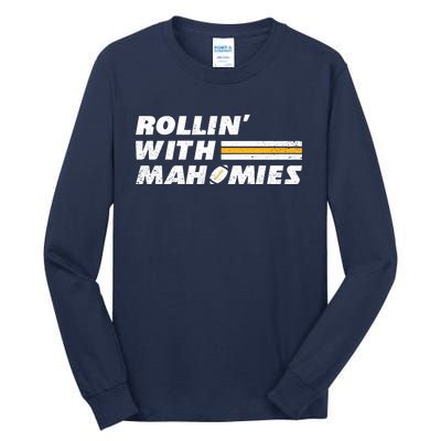 Rollin' With MaHOMIEs Football Fan Vintage Tall Long Sleeve T-Shirt