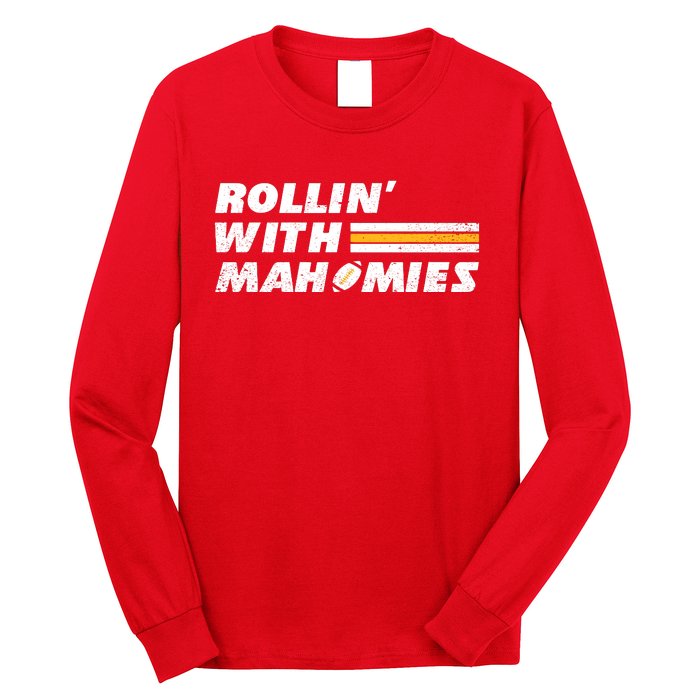 Rollin' With MaHOMIEs Football Fan Vintage Long Sleeve Shirt