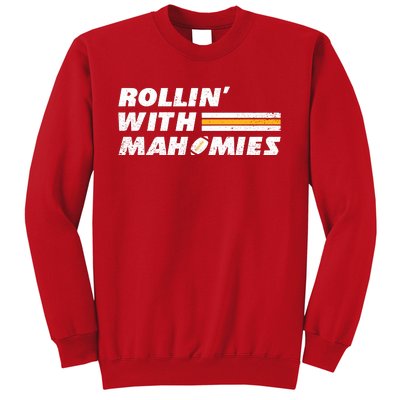 Rollin' With MaHOMIEs Football Fan Vintage Sweatshirt