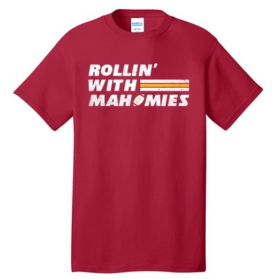 Rollin' With MaHOMIEs Football Fan Vintage Tall T-Shirt