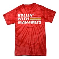 Rollin' With MaHOMIEs Football Fan Vintage Tie-Dye T-Shirt