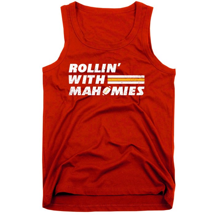 Rollin' With MaHOMIEs Football Fan Vintage Tank Top