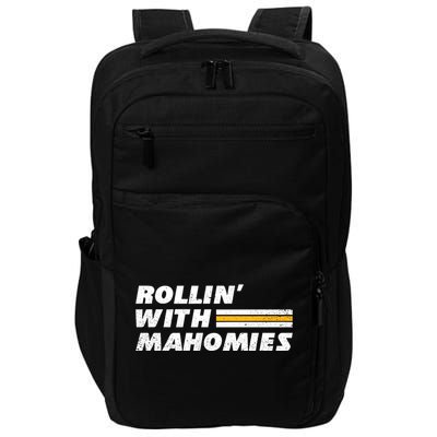 Rollin' With MaHOMIEs Football Fan Vintage Impact Tech Backpack