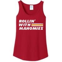 Rollin' With MaHOMIEs Football Fan Vintage Ladies Essential Tank