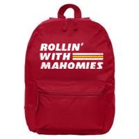 Rollin' With MaHOMIEs Football Fan Vintage 16 in Basic Backpack