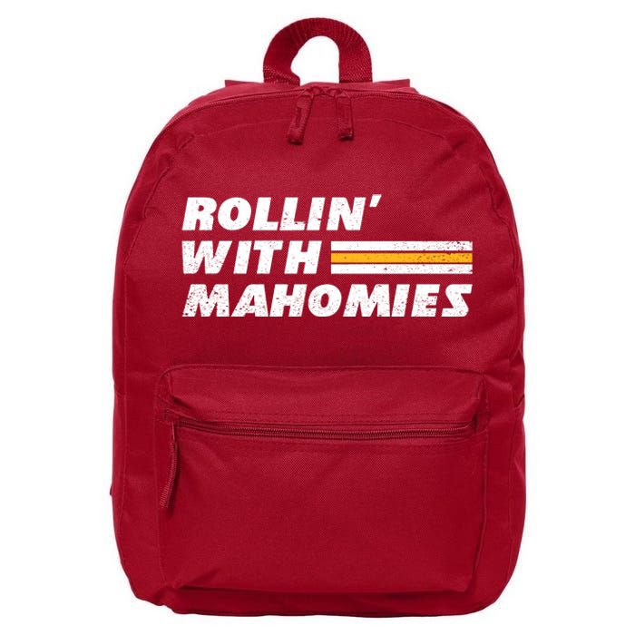 Rollin' With MaHOMIEs Football Fan Vintage 16 in Basic Backpack