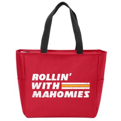 Rollin' With MaHOMIEs Football Fan Vintage Zip Tote Bag