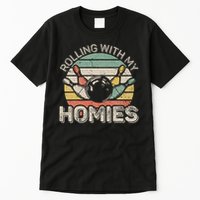 Rolling With My Homies Retro Bowling Bowler Team Funny Tall T-Shirt