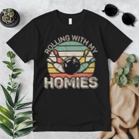 Rolling With My Homies Retro Bowling Bowler Team Funny Premium T-Shirt