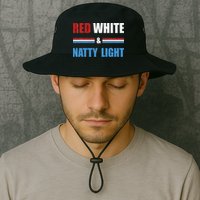 Red White & NattyLight For Beer Lovers amusing Bucket Hat