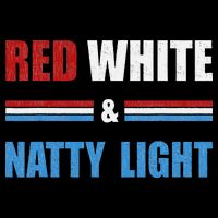 Red White & NattyLight For Beer Lovers amusing Flatbill Hat