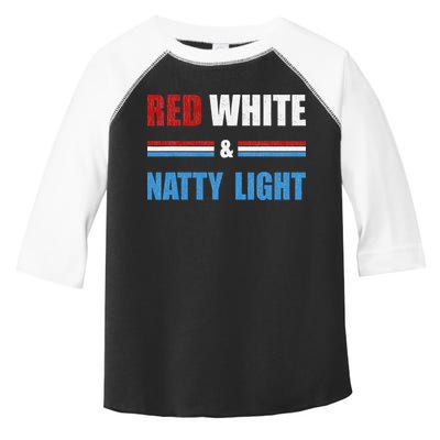 Red White & NattyLight For Beer Lovers amusing Toddler Fine Jersey T-Shirt