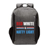 Red White & NattyLight For Beer Lovers amusing Vector Backpack