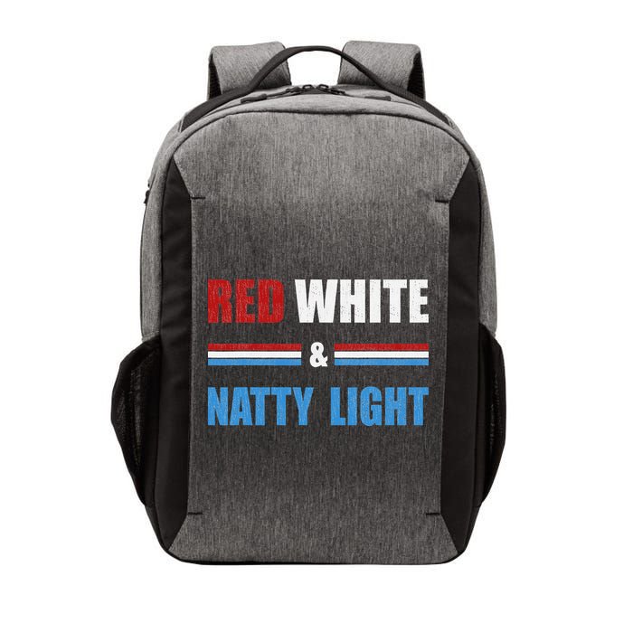 Red White & NattyLight For Beer Lovers amusing Vector Backpack