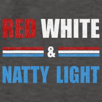 Red White & NattyLight For Beer Lovers amusing Vector Backpack